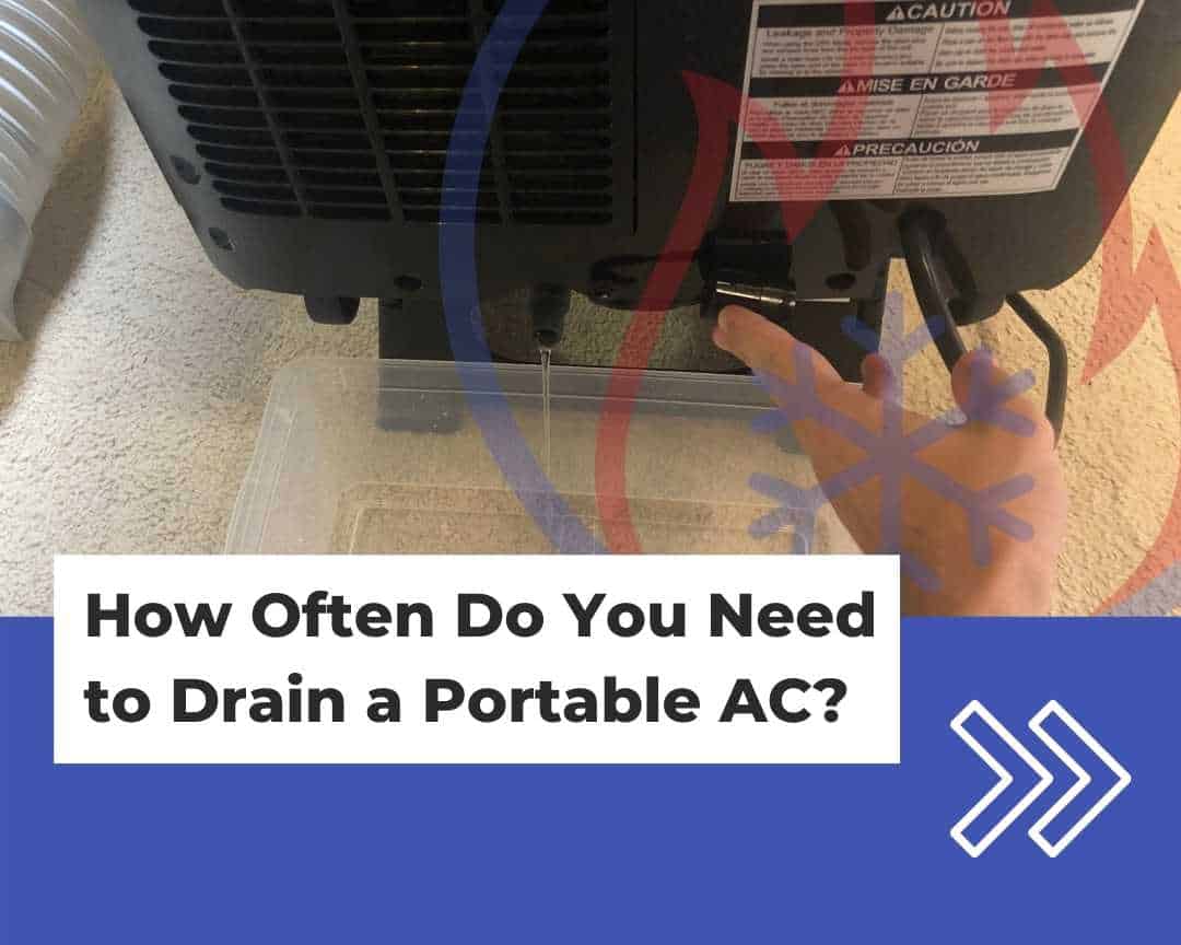 insignia portable air conditioner drain