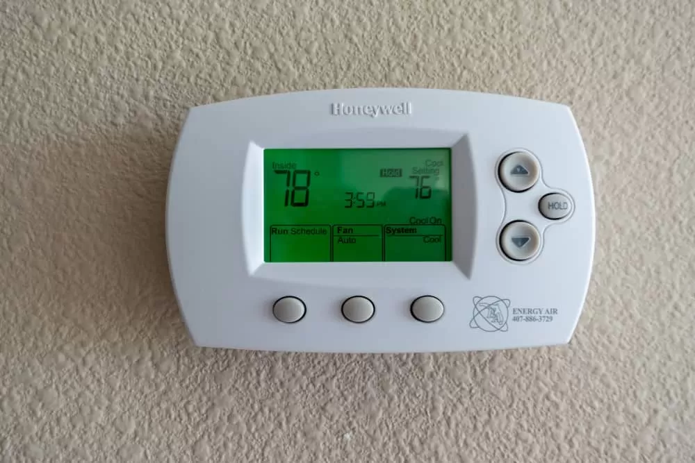 Honeywell thermostat go into recovery mode