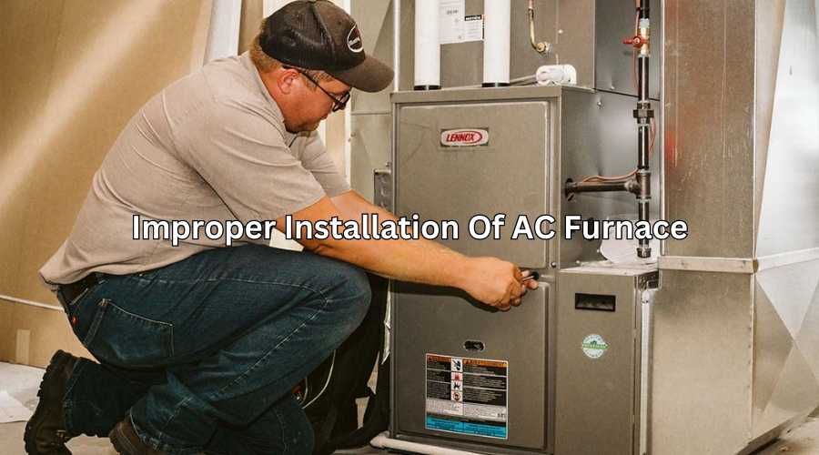Improper Installation Of AC Furnace