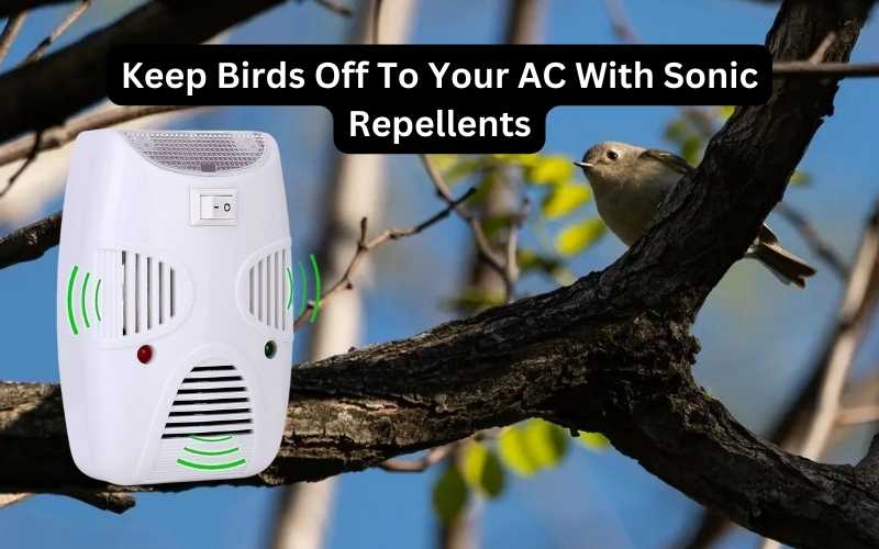 Keep Birds Off To Your AC With Sonic Repellents