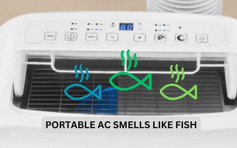 Portable ac smells like fish