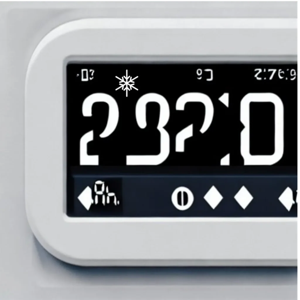 What does snowflake symbol on thermostat mean