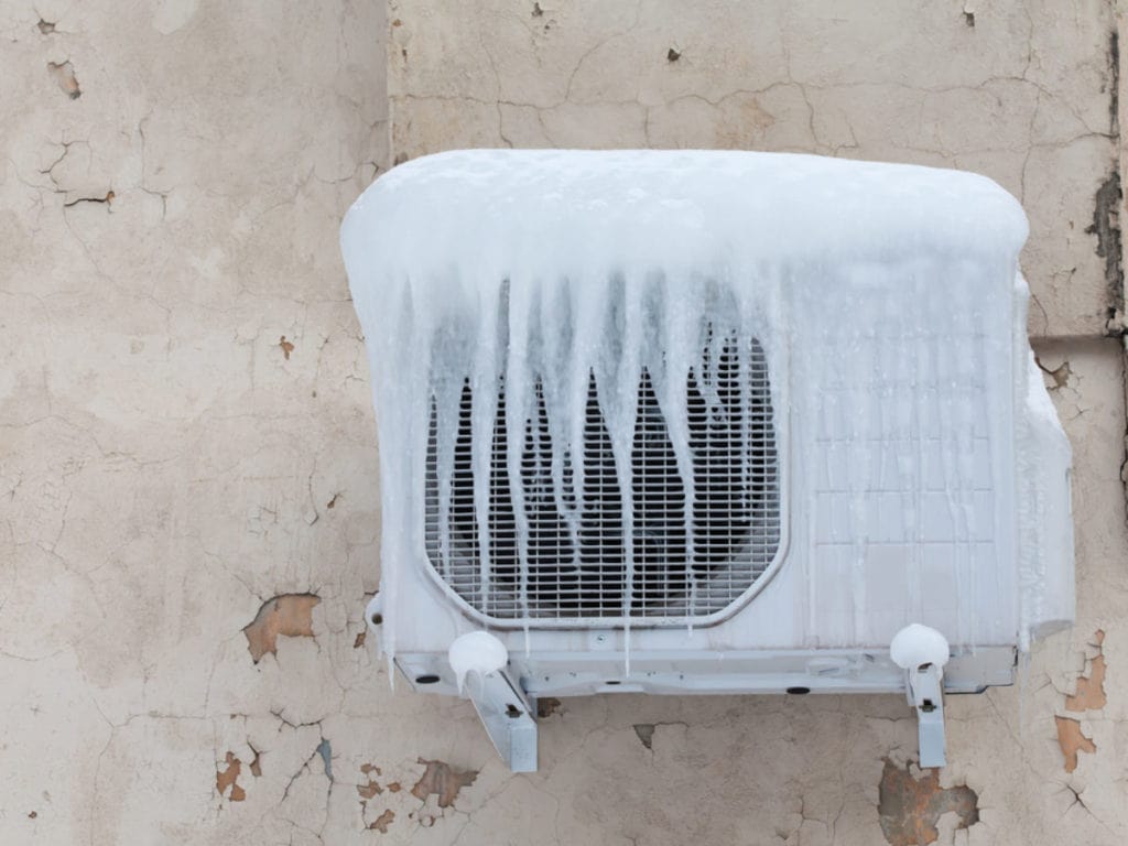 what to do when ac freezes