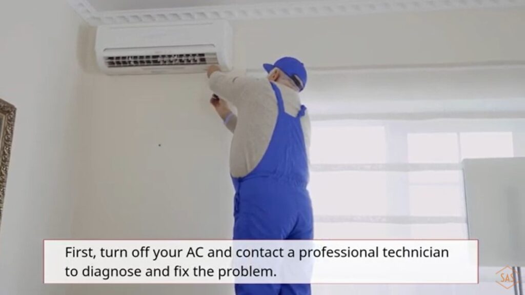 What to do if AC smells like burning