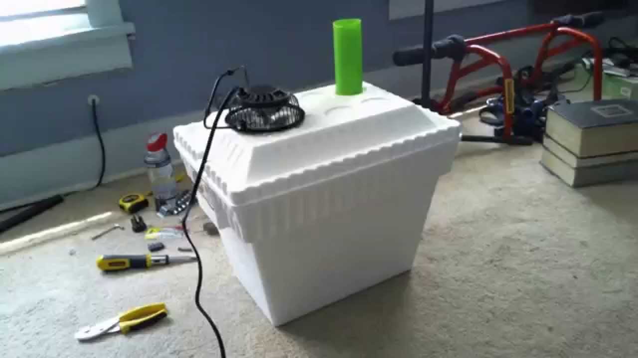 styrofoam inside ac unit