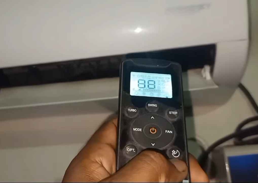 Where is Reset Button in Carrier Split Ac