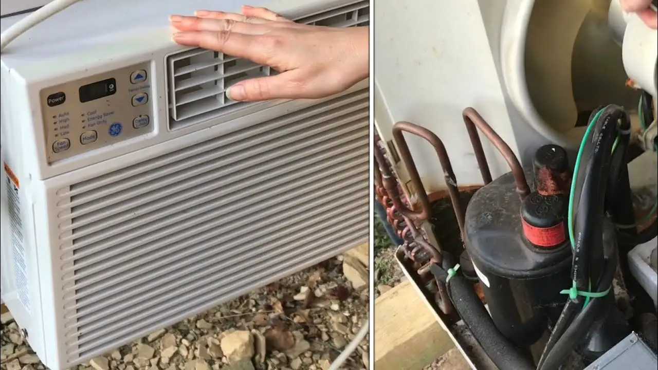 How To Remove Front Cover Of Ge Window Air Conditioner?