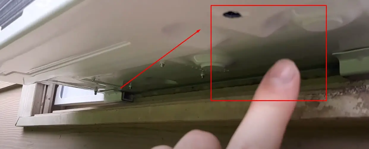 Frigidaire Window Air Conditioner Drain Hole Location?