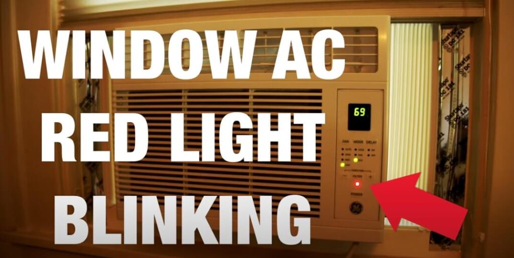 Honeywell Portable Air Conditioner Red Light Blinking