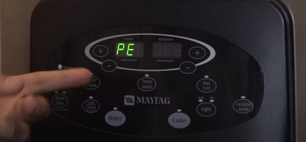 Maytag Refrigerator Control Panel Lights Flashing