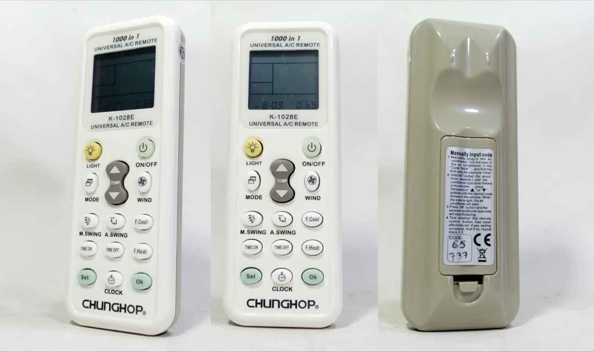 Air Conditioner Universal Ac Remote Codes List