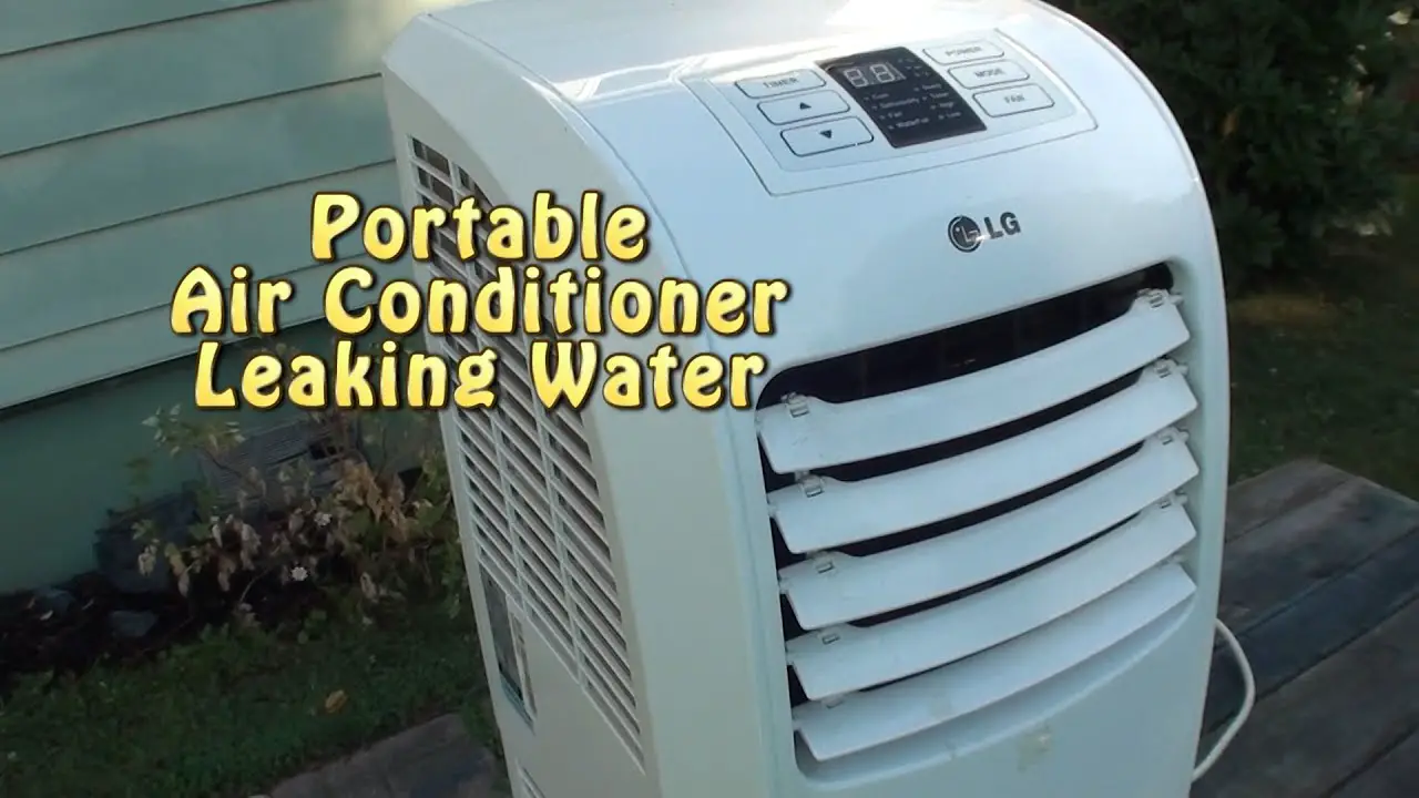 midea portable air conditioner leaking water