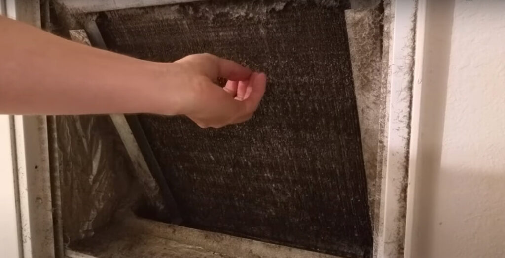 How to clean mold from central ac unit