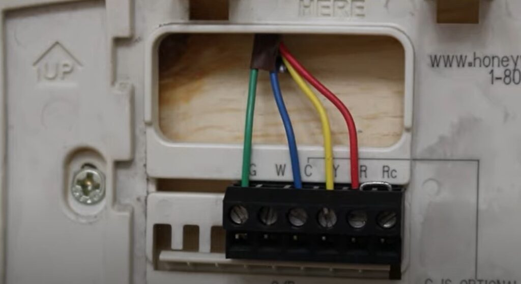 Connecting The Appropriate Wires Together To Bypass The Thermostat