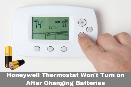 Honeywell Thermostat Won't Turn On After Changing Batteries | Smart AC ...