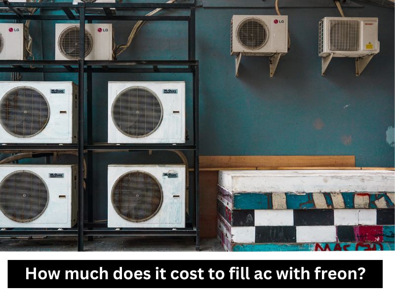 How much does it cost to fill ac with freon?