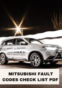 Mitsubishi Fault Codes Check List PDF with Troubleshooting Guide