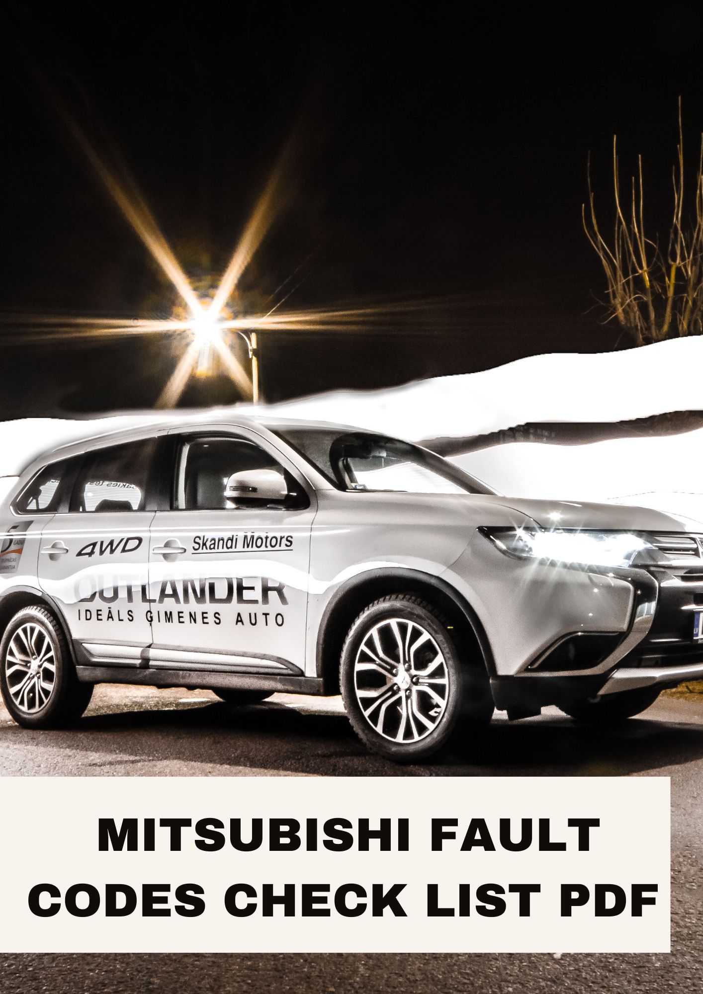 Mitsubishi Fault Codes Check List PDF With Guide