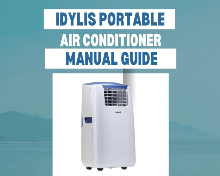 Idylis Portable Air Conditioner Manual Pdf + Guide Download