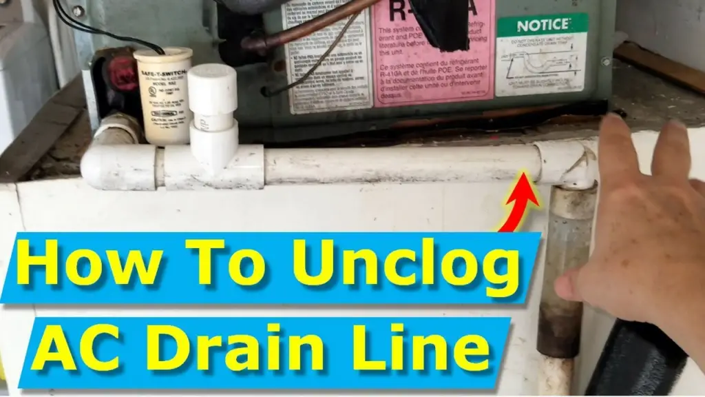 Clogged ac drain line symptoms