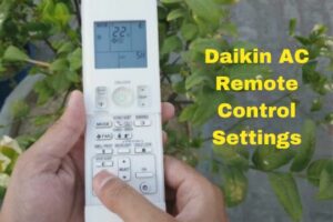 Daikin AC Remote Control Settings