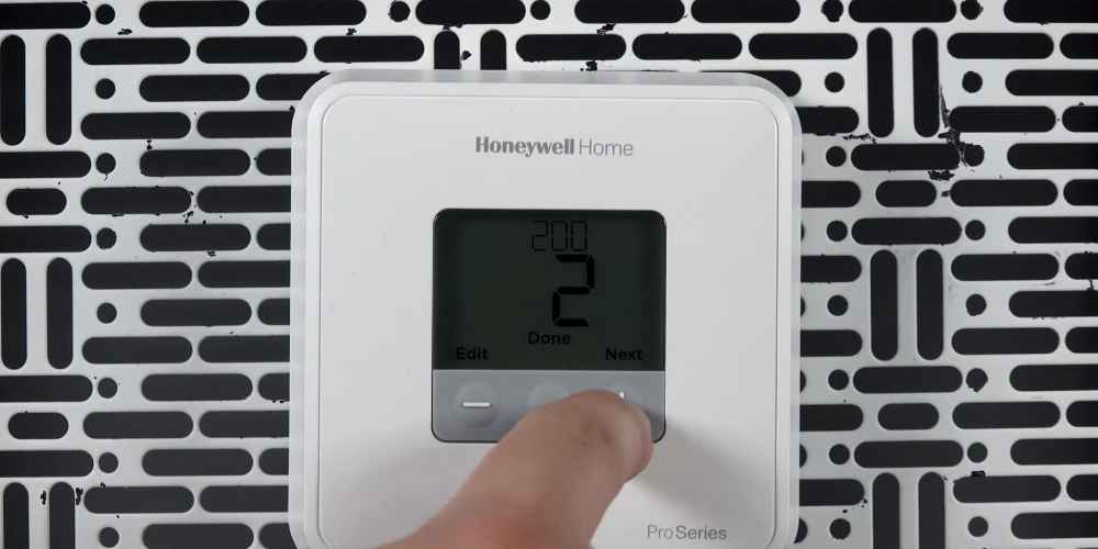 How do I get my Honeywell thermostat off wait
