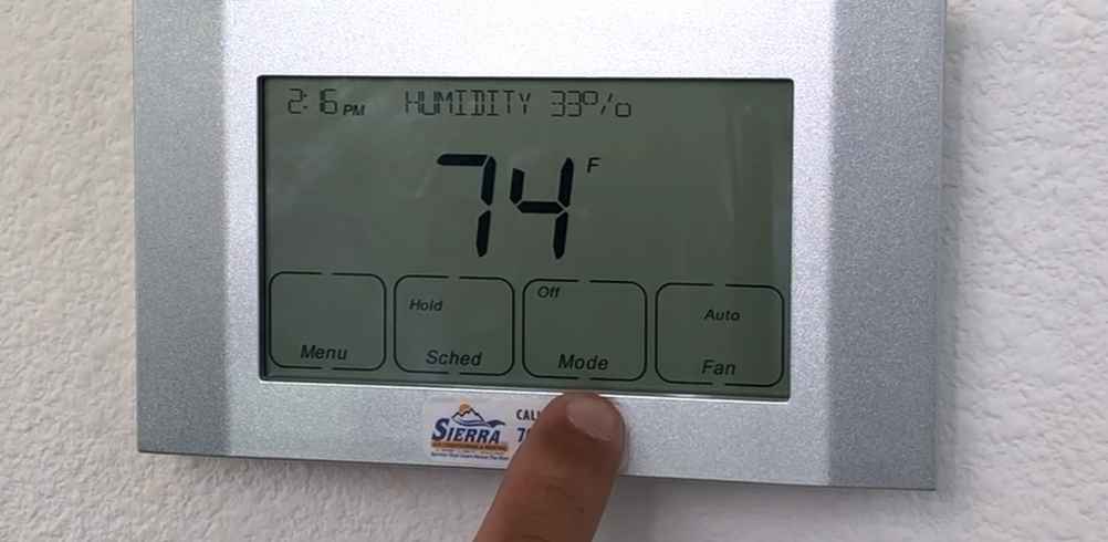 How to set old Trane thermostat