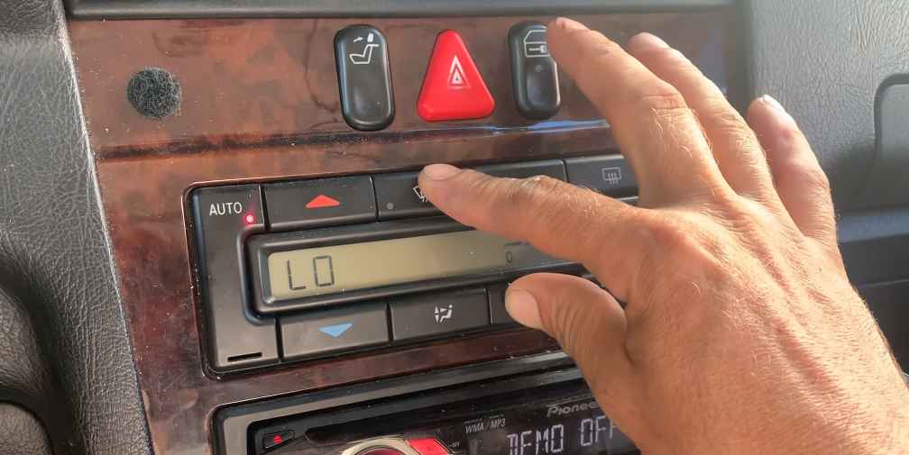 Mercedes w211 air conditioning reset