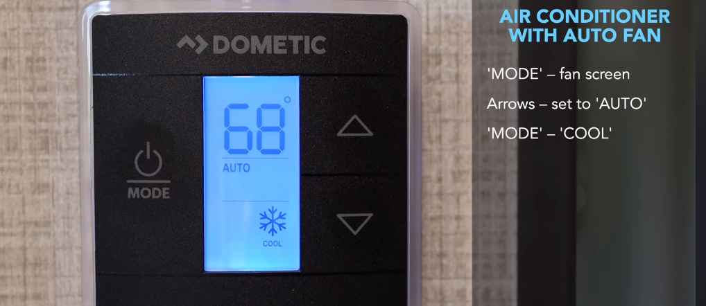 Why is my Dometic thermostat not turning on the AC