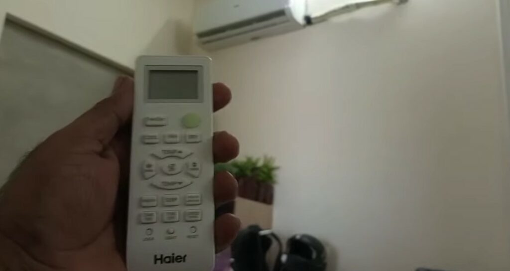 How to reset Haier AC without a remote